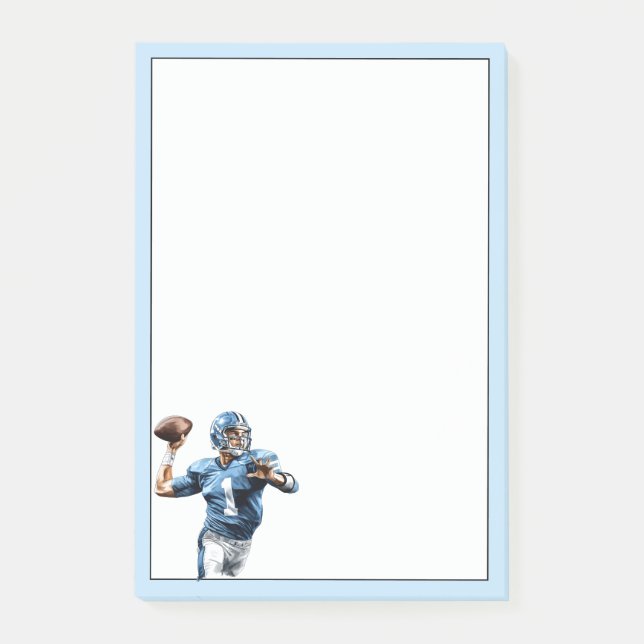 Football  post-it notes (Front)