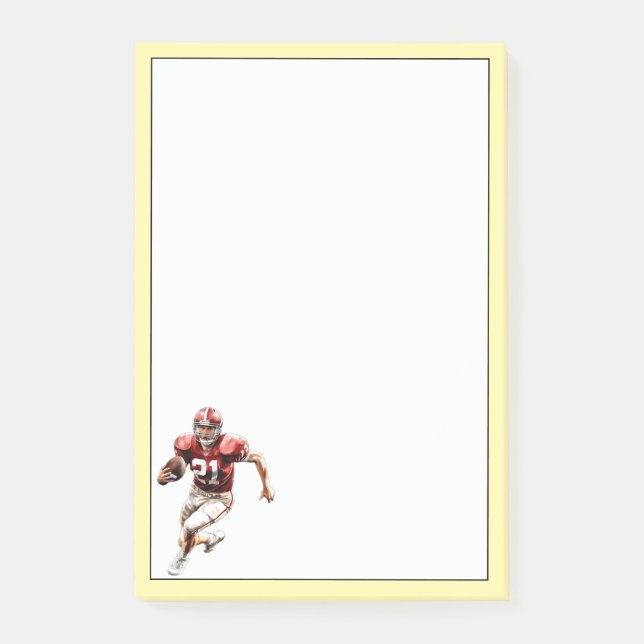 Football  post-it notes (Front)