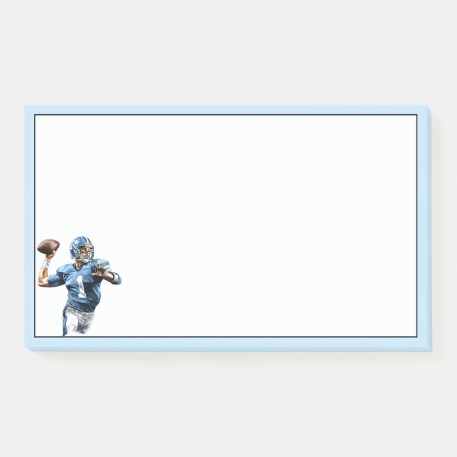 Football  post-it notes (Front)
