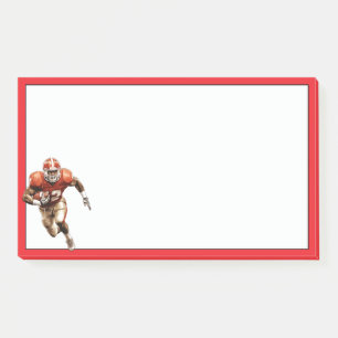 Football post-it notes