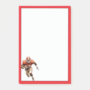 Football post-it notes