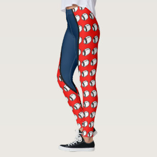 Football Print Leggings