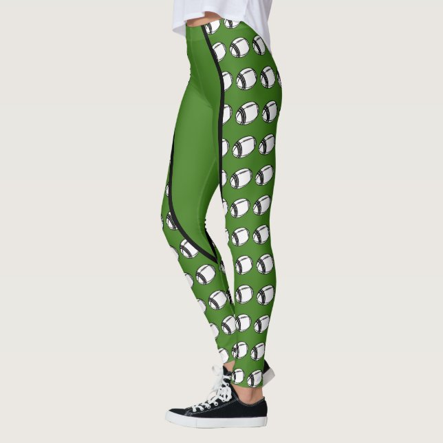 Football Print Leggings (Left)