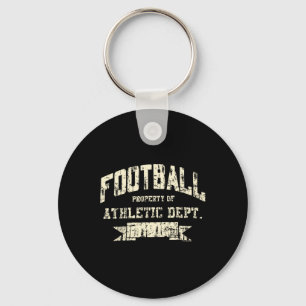 Football Property Of Athletic Dept. Funny Design Key Ring