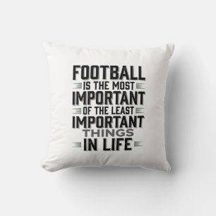 Football Quote Vintage Typography Shirt Design_1 Cushion
