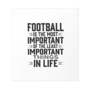 Football Quote Vintage Typography Shirt Design_1 Notepad