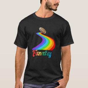 Football  Rainbow Fantasy Men Women T-Shirt