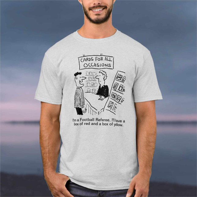 Football Referee Funny Cartoon. T-Shirt (Creator Uploaded)