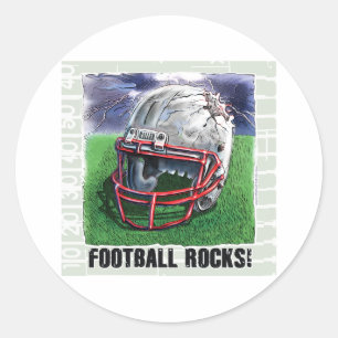 Football Rocks! Sticker