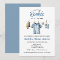 Football Rookie Boy Baby Shower