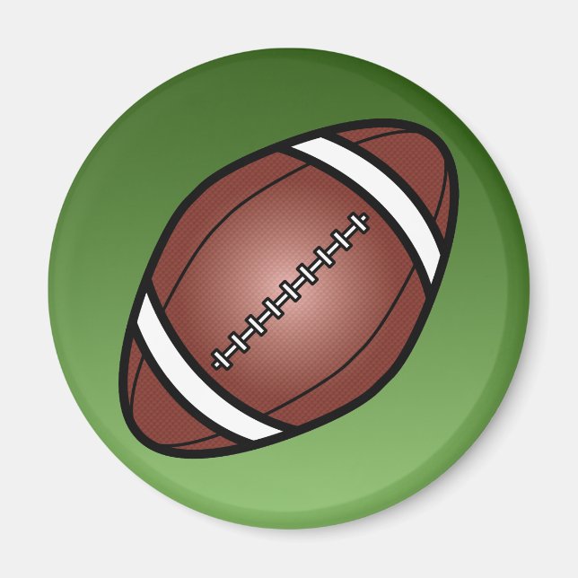 Football Rugby Ball Magnet (Front)