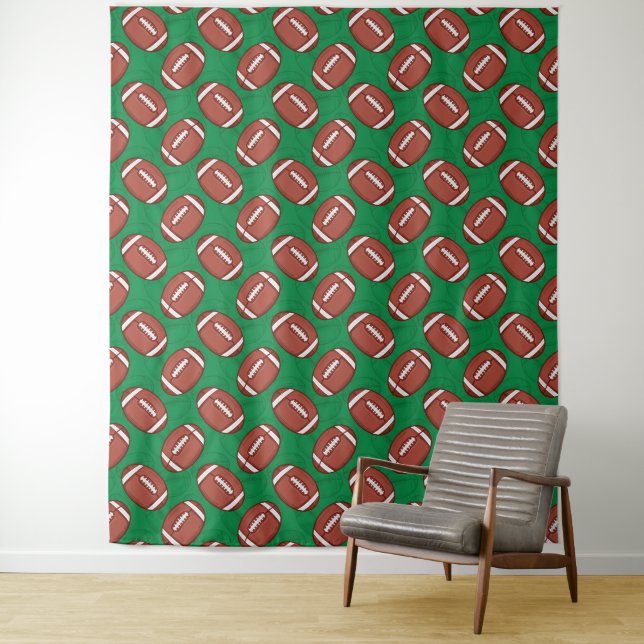 Football / Rugby Pattern tapestries (In Situ)