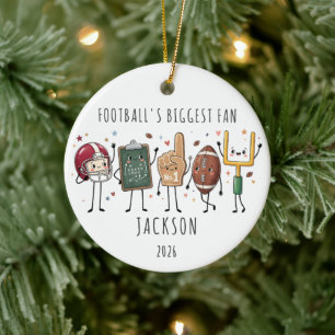 Football’s Biggest Fan Kids Ornament