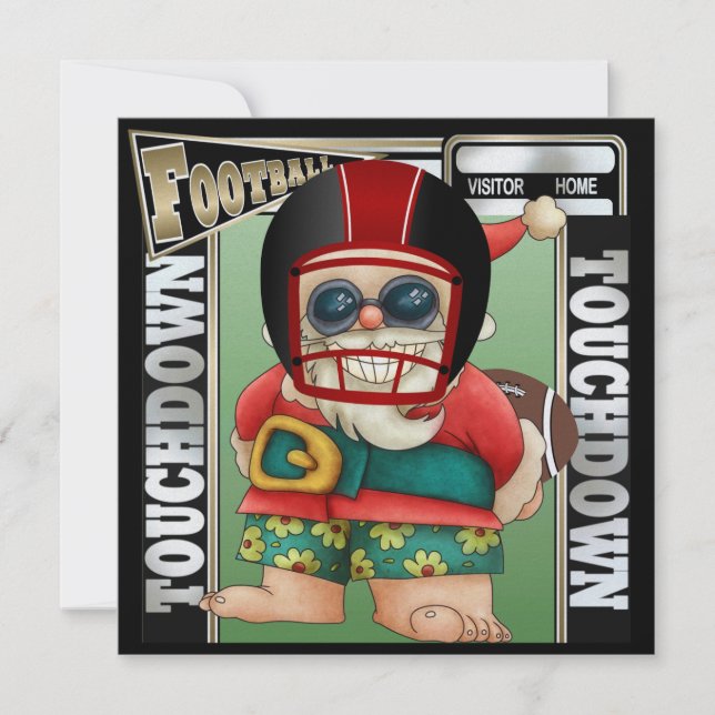 Football Santa Invitation - SRF (Front)