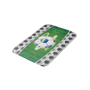 Football school bath mat