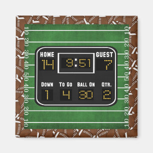 Football Scoreboard Magnet