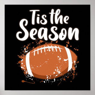 Football Season Player Coach Footballer Game Day Poster