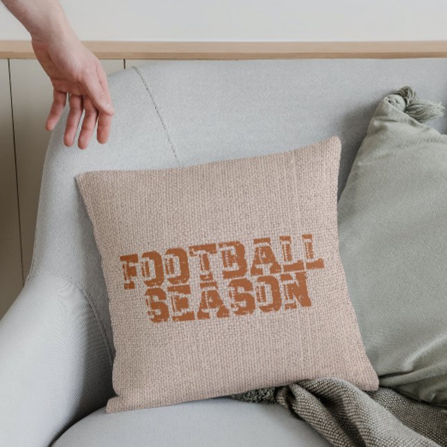 Football Season Typography Cushion (Creator Uploaded)