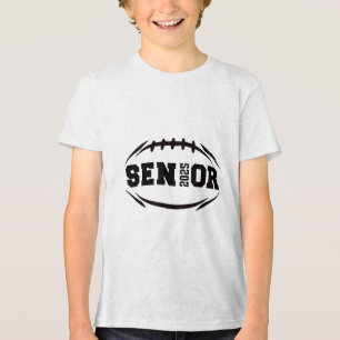 Football Senior 2025 Graduation Year _1 Tri-Blend Shirt