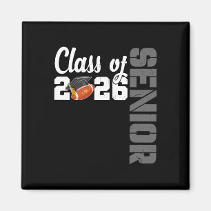 Football Senior Cl Of 2026 Graduation Senior 26 Gr Magnet