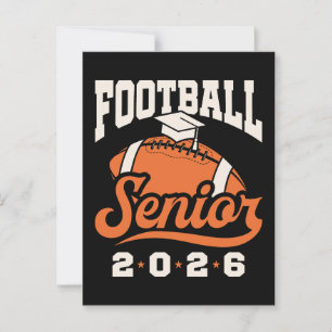 Football Senior Class of 2026 Graduating  Postcard