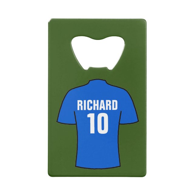 Football Shirt in Blue (Front)
