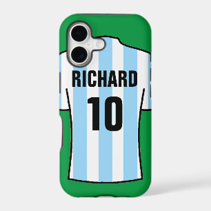 Football Shirt in Light Blue Case-Mate iPhone Case