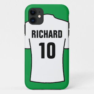 Football Shirt in White Case-Mate iPhone Case