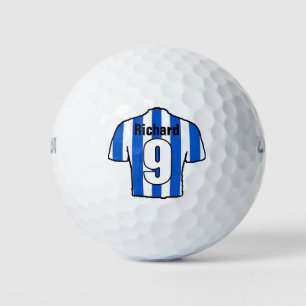 Football Shirt with Name and Number Golf Balls