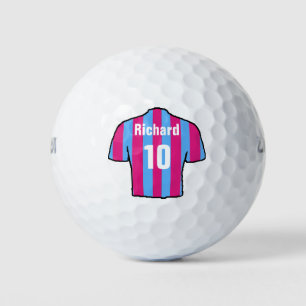 Football Shirt with Name and Number Golf Balls