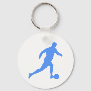 Football Silhouette Key Ring