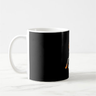 Football skeleton pumpkin halloween costume boys coffee mug