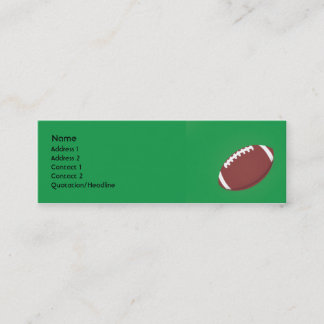 Football - Skinny Mini Business Card