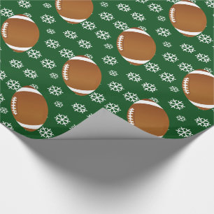Football SnowFlake Wrapping paper. Wrapping Paper