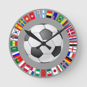 FOOTBALL SOCCER  2018 ROUND CLOCK