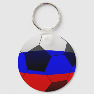 FOOTBALL SOCCER 2018 tricolor ball SYMBOL Key Ring