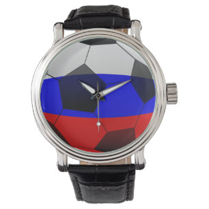FOOTBALL SOCCER 2018 tricolor ball SYMBOL Watch
