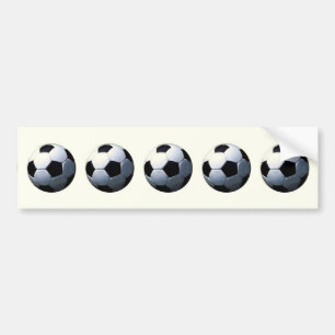 Football - Soccer Ball Bumper Sticker