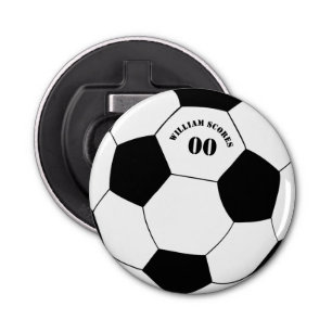 Football & Soccer Ball Opener with Name & Number