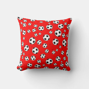 Football / Soccer Ball Seamless Pattern Cushion