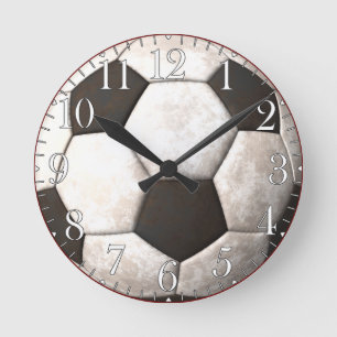 Football Soccer Ball Sports-lover's Clock