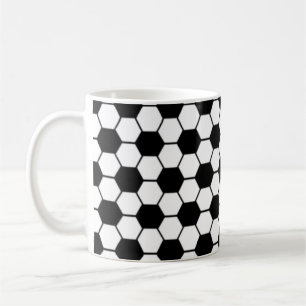 Football / Soccer Ball Texture Pattern Coffee Mug