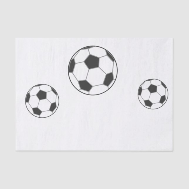 Football/Soccer Ball Tissue Paper (Front)