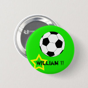 Football & Soccer Fans & Player name 6 Cm Round Badge