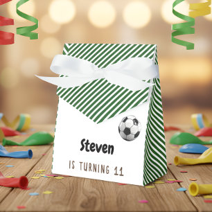 Football soccer game kids birthday favour box