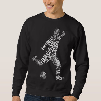 Football Soccer Languages (White) Sweatshirt