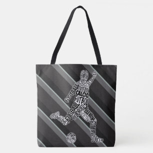 Football Soccer Languges All Over Print Bag