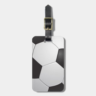 Football Soccer Luggage Tag