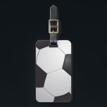 Football Soccer Luggage Tag<br><div class="desc">Football Soccer

 Customise by writing your name and address on the template</div>