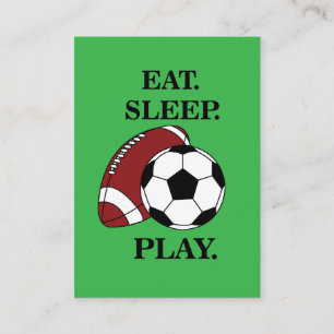 Football Soccer Player Coach  Business Card